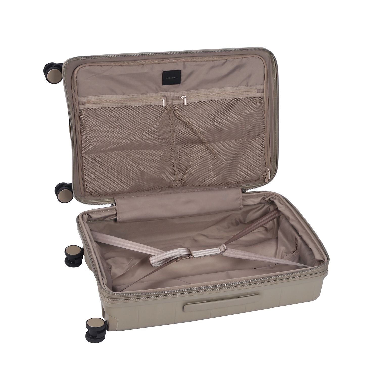 Crossing PRIM Polypropylene Medium Expandable Luggage - Grey