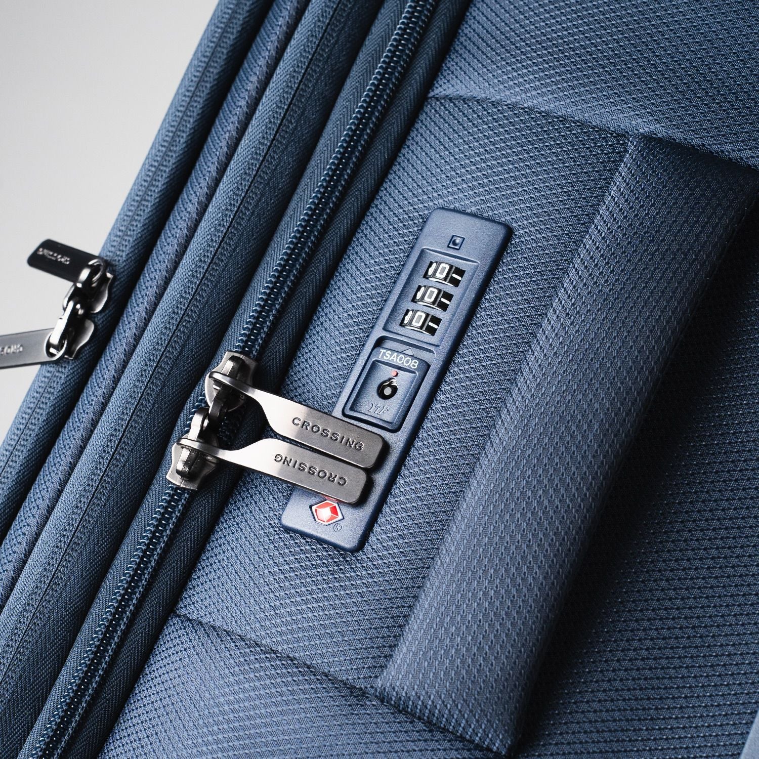 Crossing RECO Recycled Lightweight Soft Case Large Luggage T30 - Dark Blue