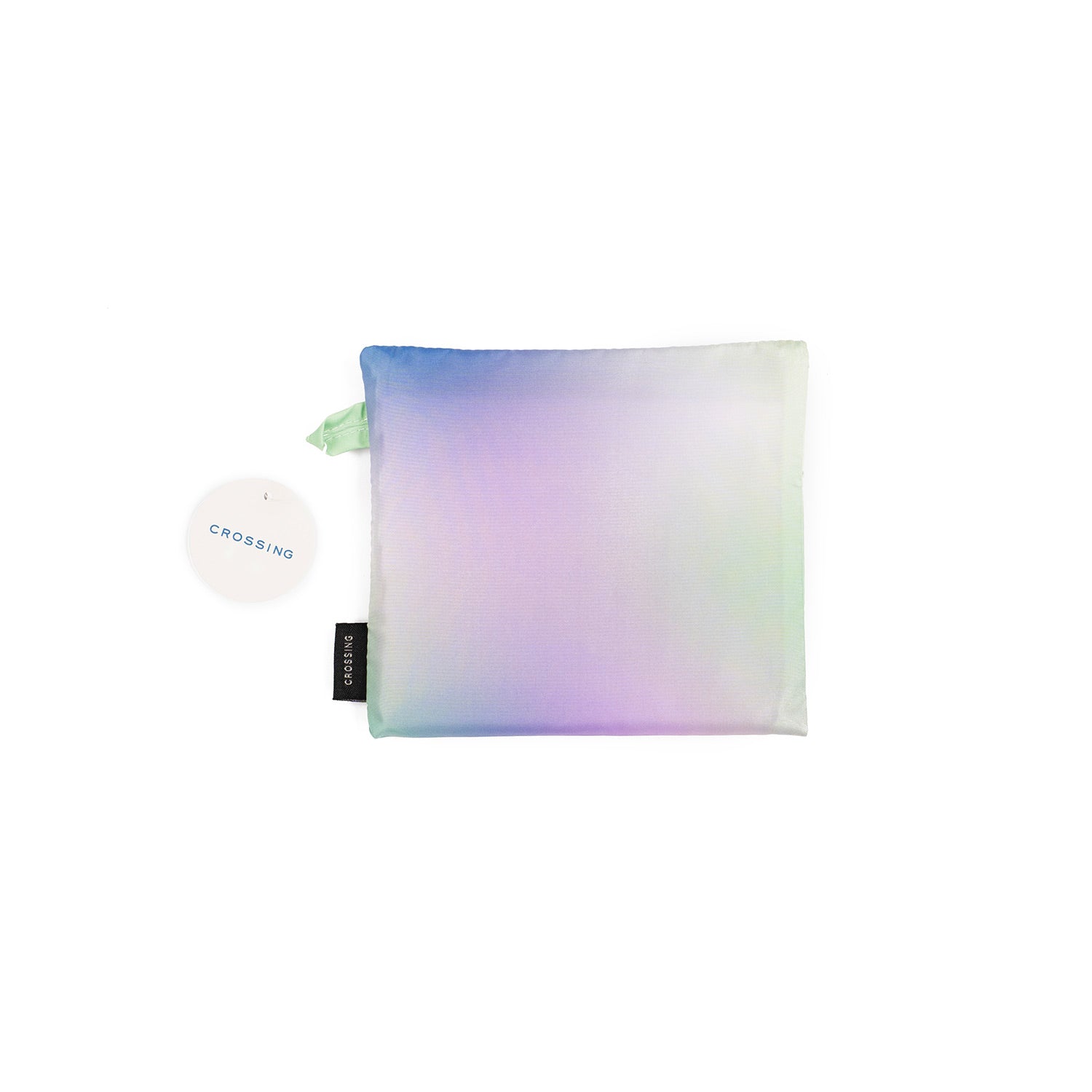Crossing Recycled Foldable Bag - Ombre Dream - Lime/Purple