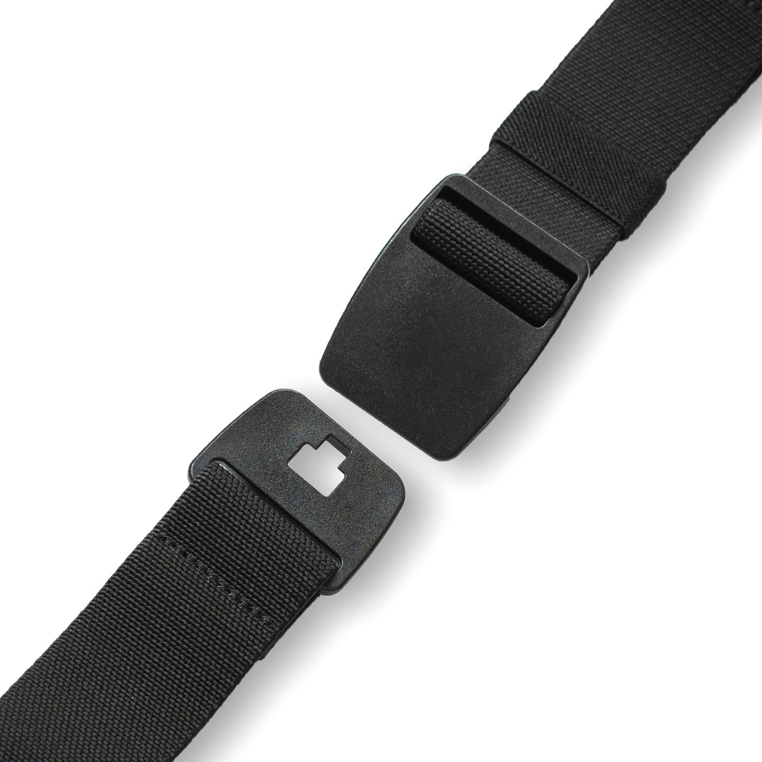 Crossing Travel Adventure Belt With Side Release Buckle (Large) - Black