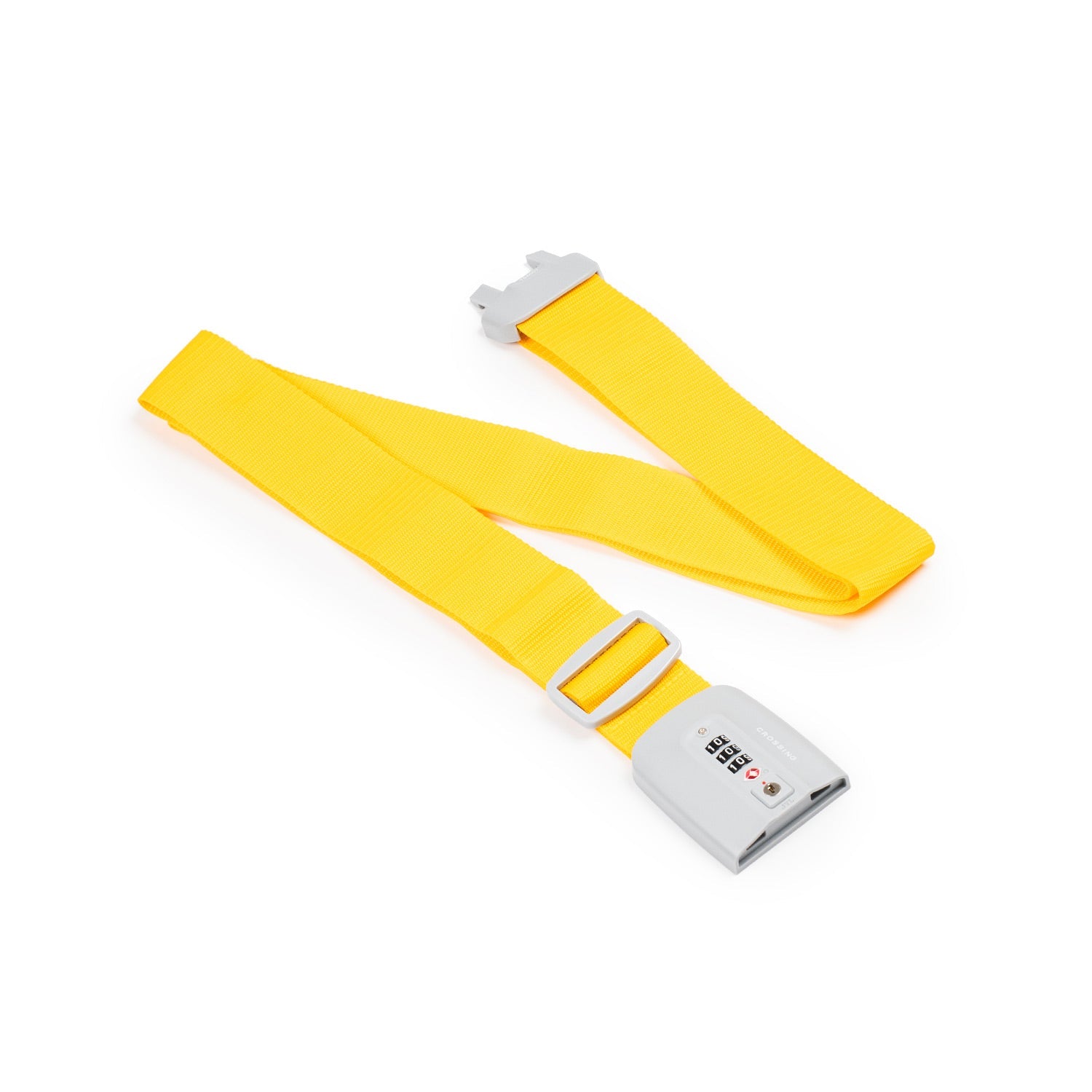 Crossing TSA 3-Dial Combination Lock Luggage Strap - Tuscany Yellow