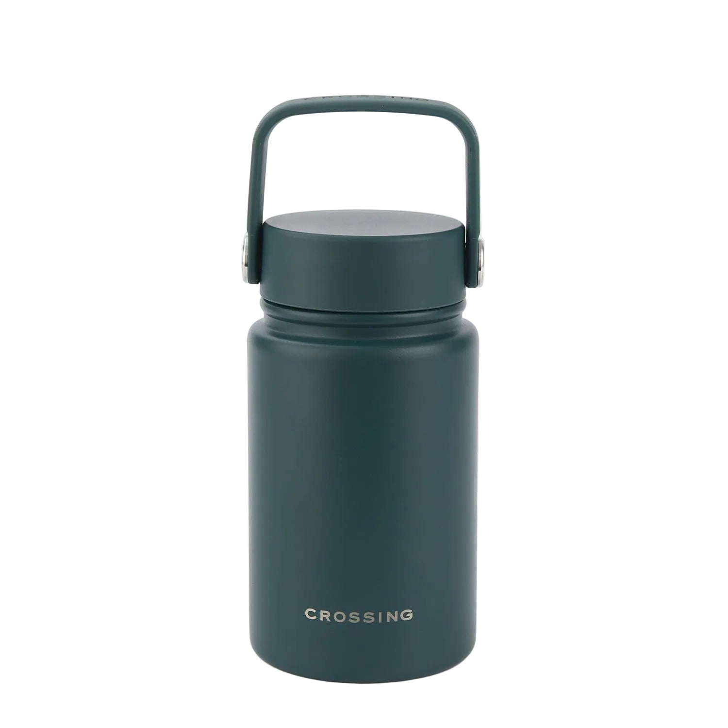 Crossing Urban Ceramic S/S Insulated Flat Cap Bottle With Handle 400ml - Squash V2