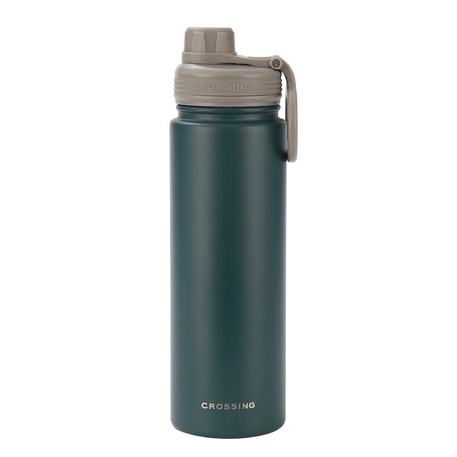 Crossing Urban Ceramic S/S Insulated Screw Cap Sports Bottle With Handle 720ml - Squash Latte (Mix)