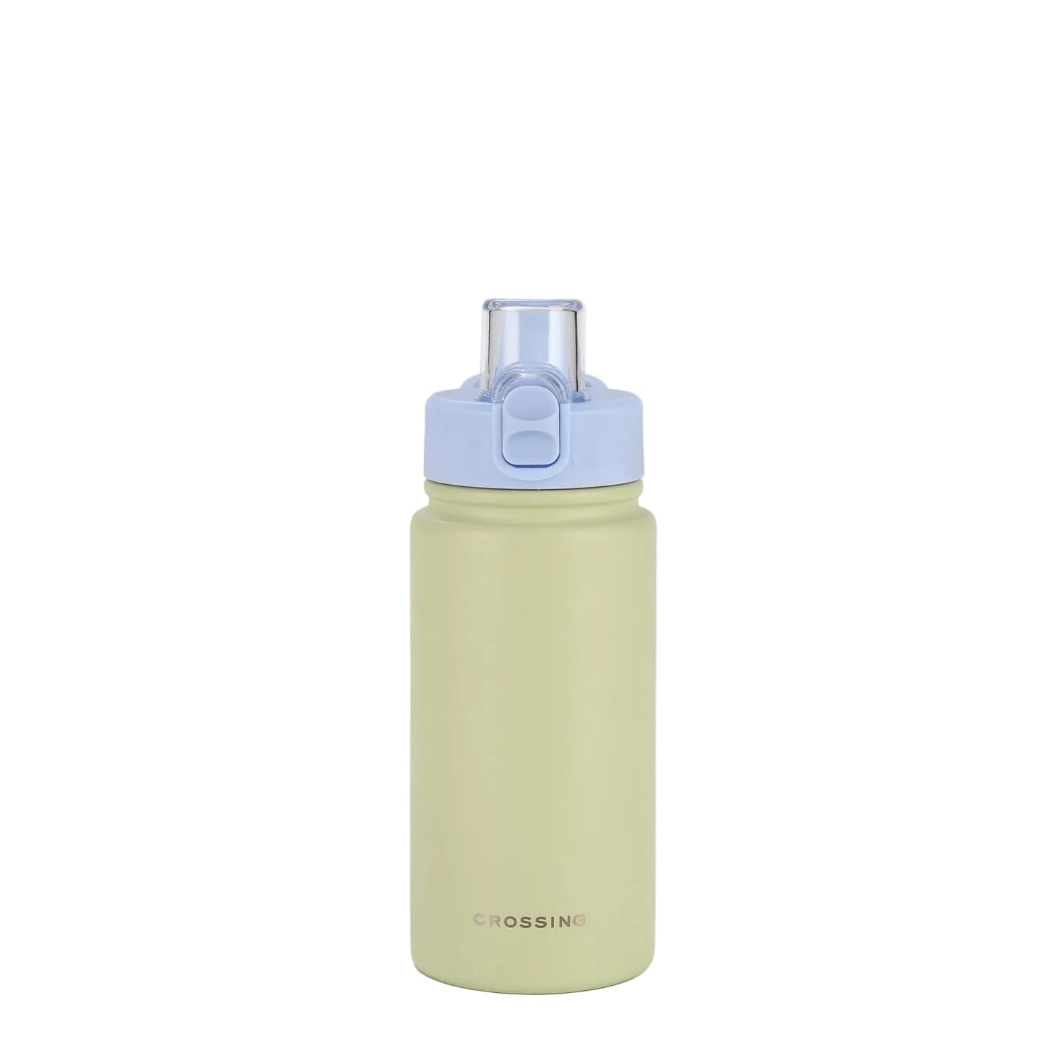 Crossing Urban Ceramic S/S Insulated Straw Sipper Cap Sports Bottle With Handle 480ml - Pistachio Blue (Mix)