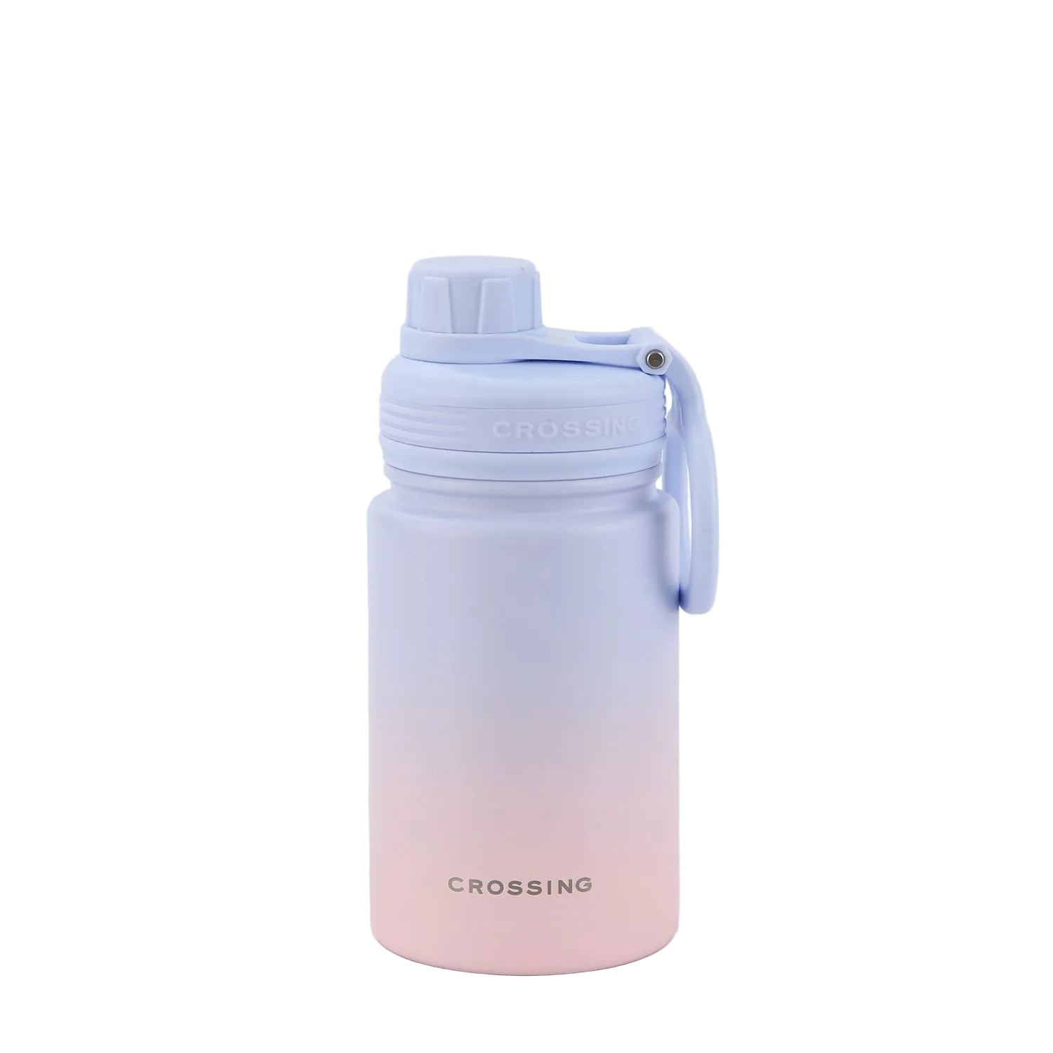 Crossing Urban S/S Insulated Screw Cap Sports Bottle With Handle 400ml - Ombre Coral Mist