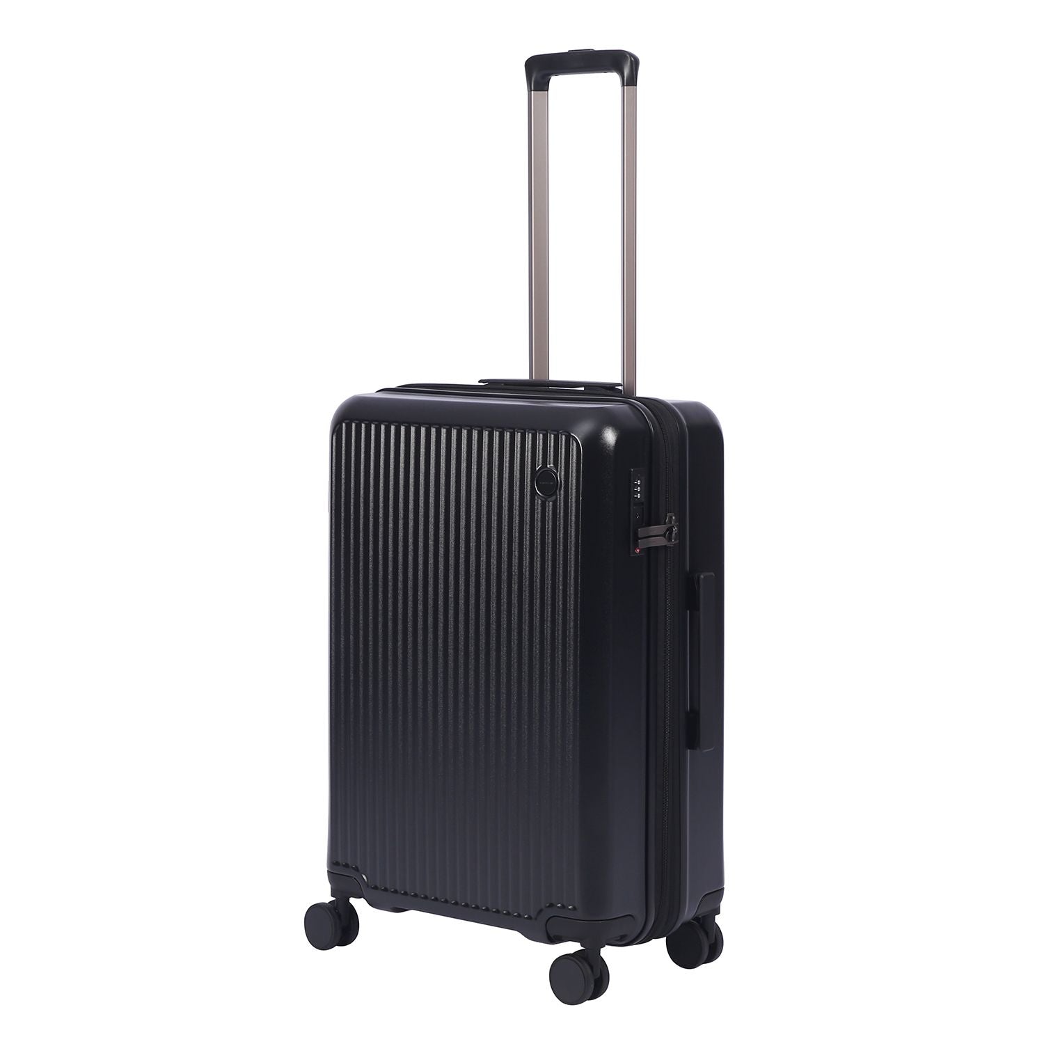 Crossing VIVE Polycarbonate Expandable Medium Luggage V2 - Black