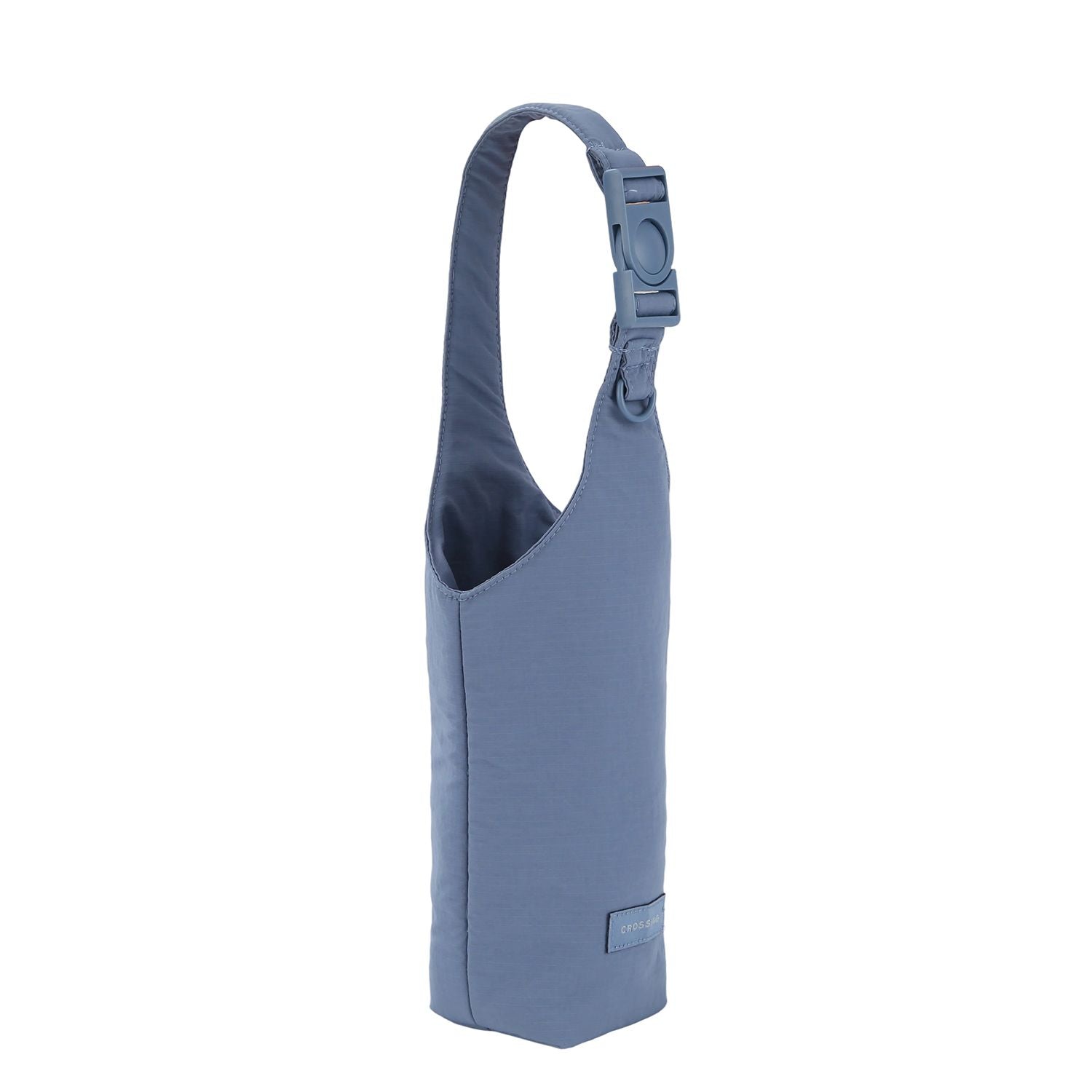 Crossing Waterproof Checked Nylon Dual Carry Water Bottle Bag - Light Blue