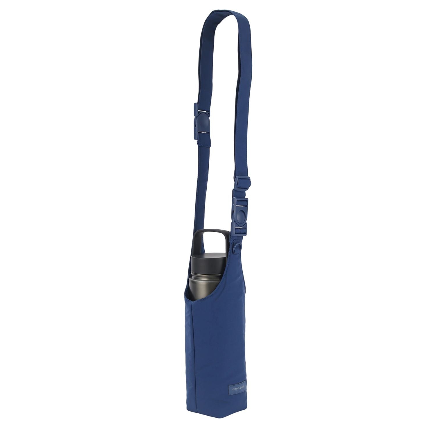 Crossing Waterproof Checked Nylon Dual Carry Water Bottle Bag - Smoke Blue