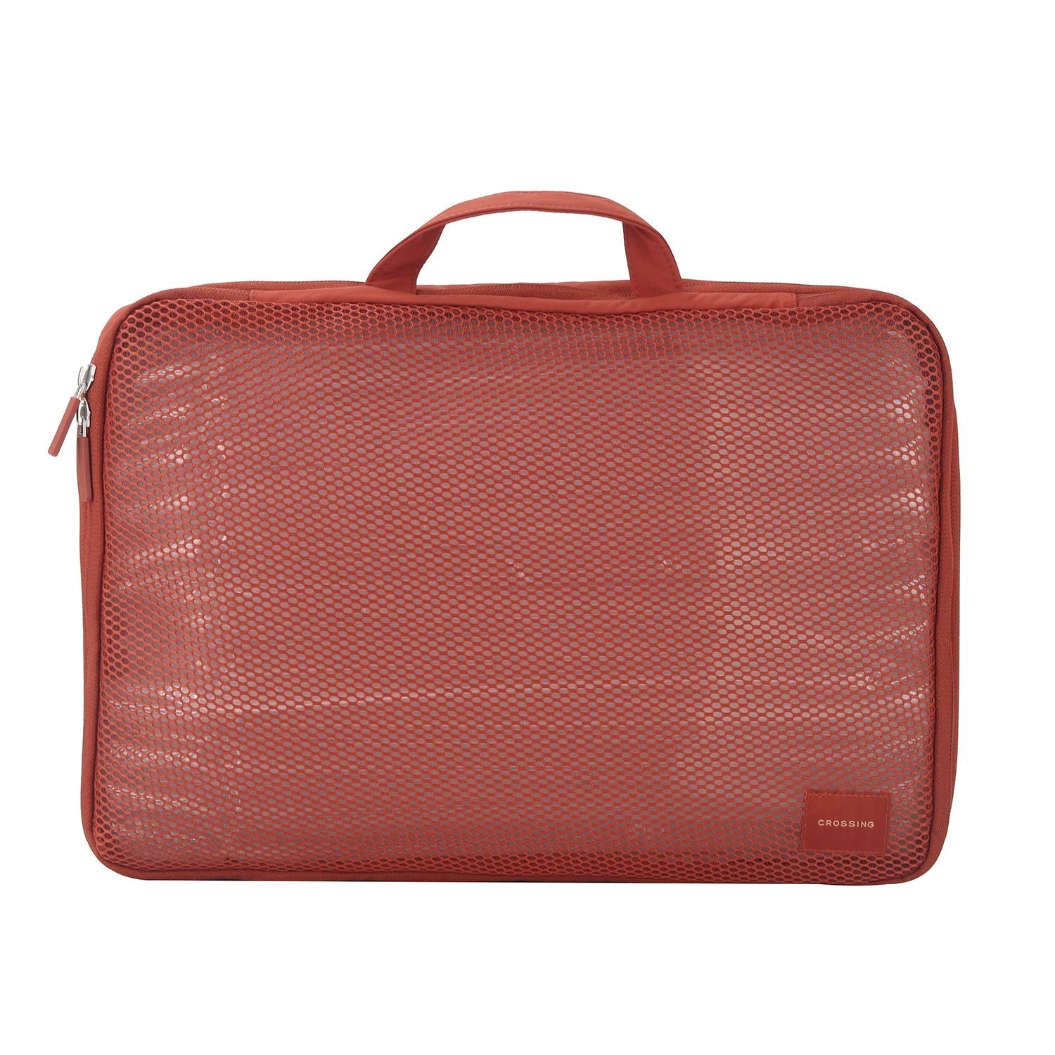 Crossing Waterproof Ripstop Nylon Compression Packing Cube Set (2-Piece Set) - Rust Orange