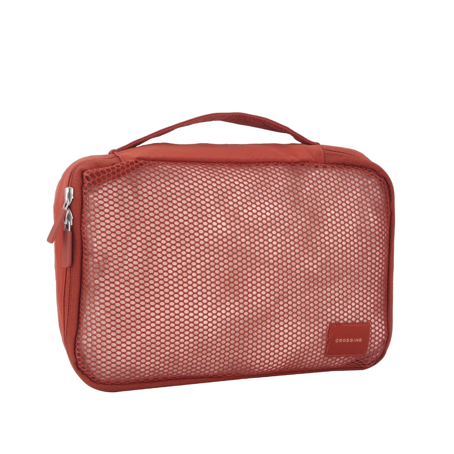 Crossing Waterproof Ripstop Nylon Packing Cube Set (4-Pieces Set) - Rust Orange