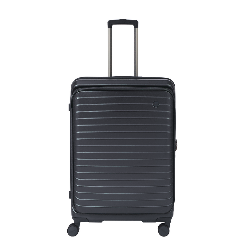 CROSSING INVI 30" Large Expandable Luggage With Front & Middle Access V3 - Black