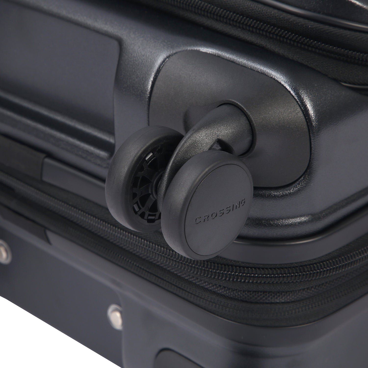 CROSSING INVI 30" Large Expandable Luggage With Front & Middle Access V3 - Black