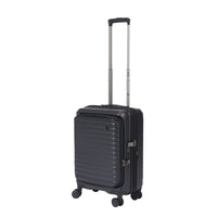 CROSSING INVI 20" Carry On Expandable Luggage With Front & Middle Access V3 - Black