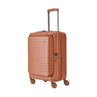 CROSSING INVI 20" Carry On Expandable Luggage With Front & Middle Access - Pumpkin