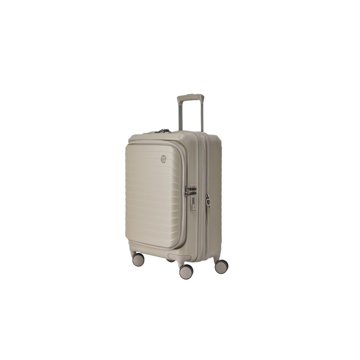 CROSSING INVI 20" Carry On Expandable Luggage With Front & Middle Access - Taupe