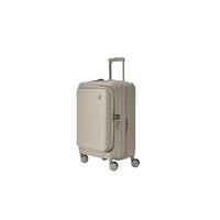 CROSSING INVI 20" Carry On Expandable Luggage With Front & Middle Access - Taupe