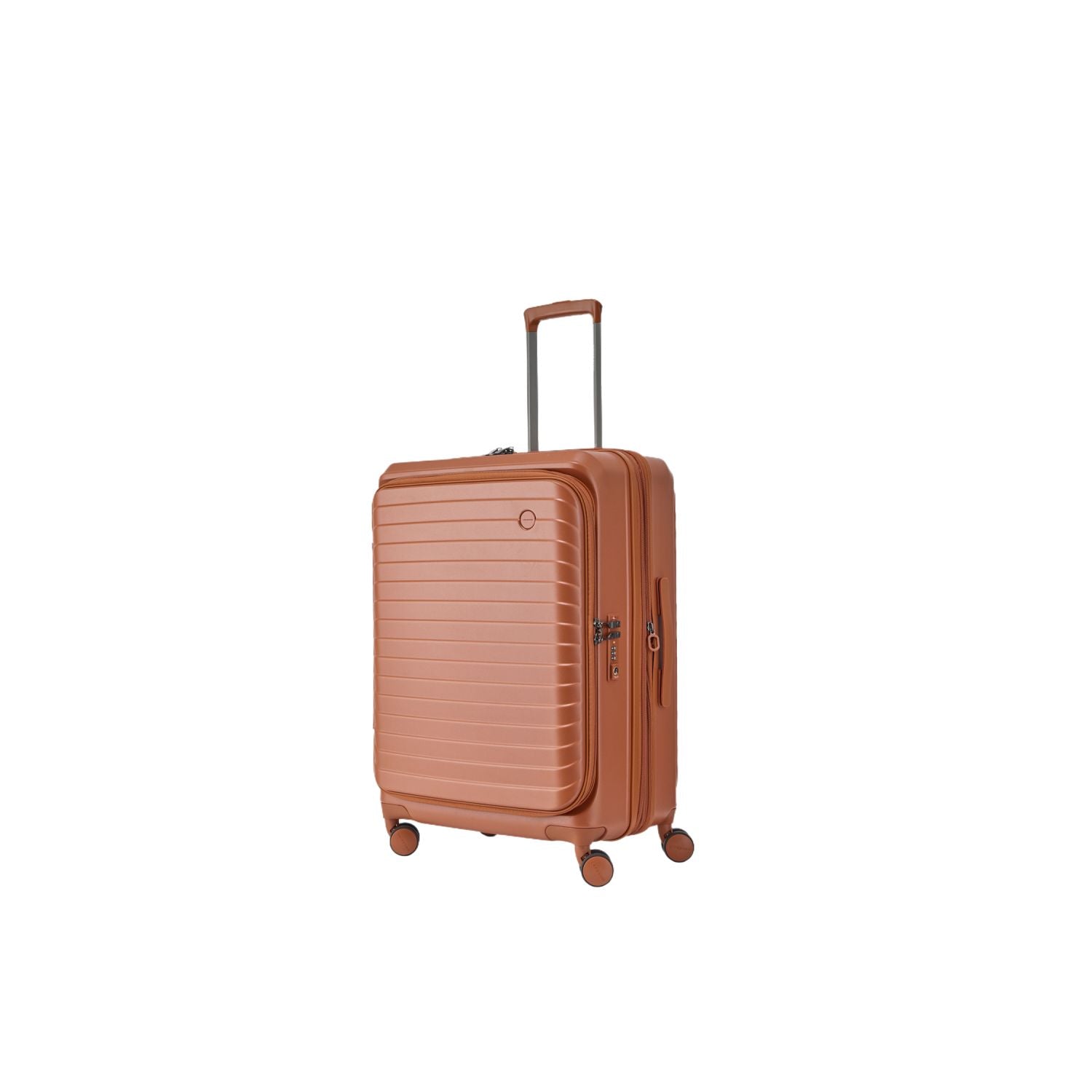 CROSSING INVI 24" Medium Expandable Luggage With Front & Middle Access - Pumpkin