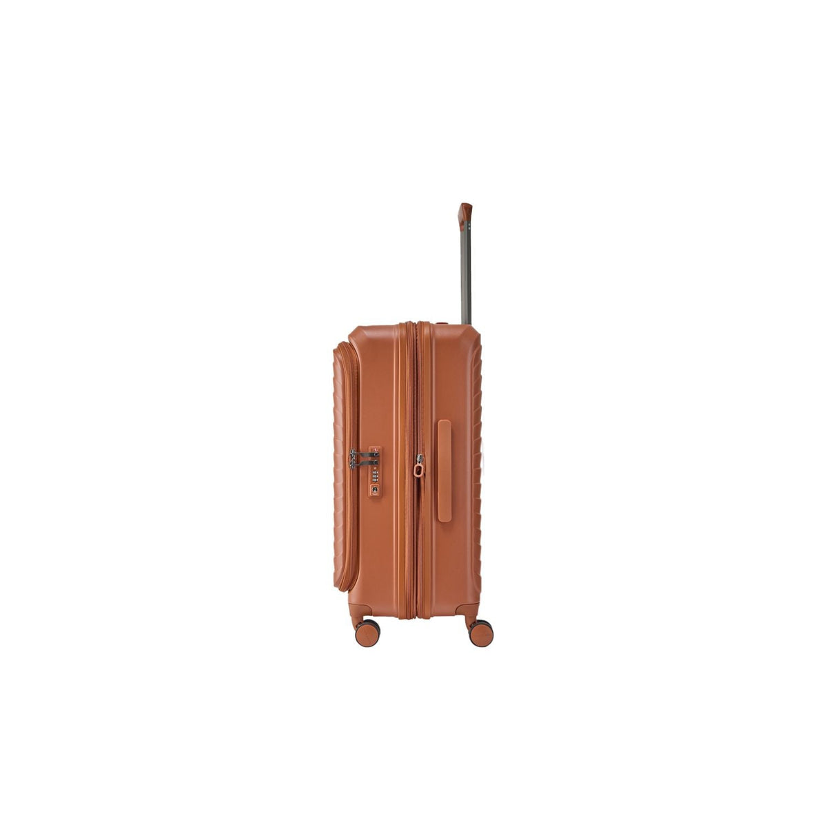 CROSSING INVI 24" Medium Expandable Luggage With Front & Middle Access - Pumpkin