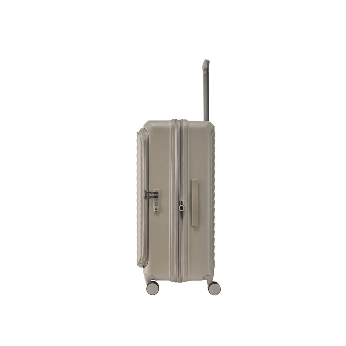 CROSSING INVI 24" Medium Expandable Luggage With Front & Middle Access - Taupe