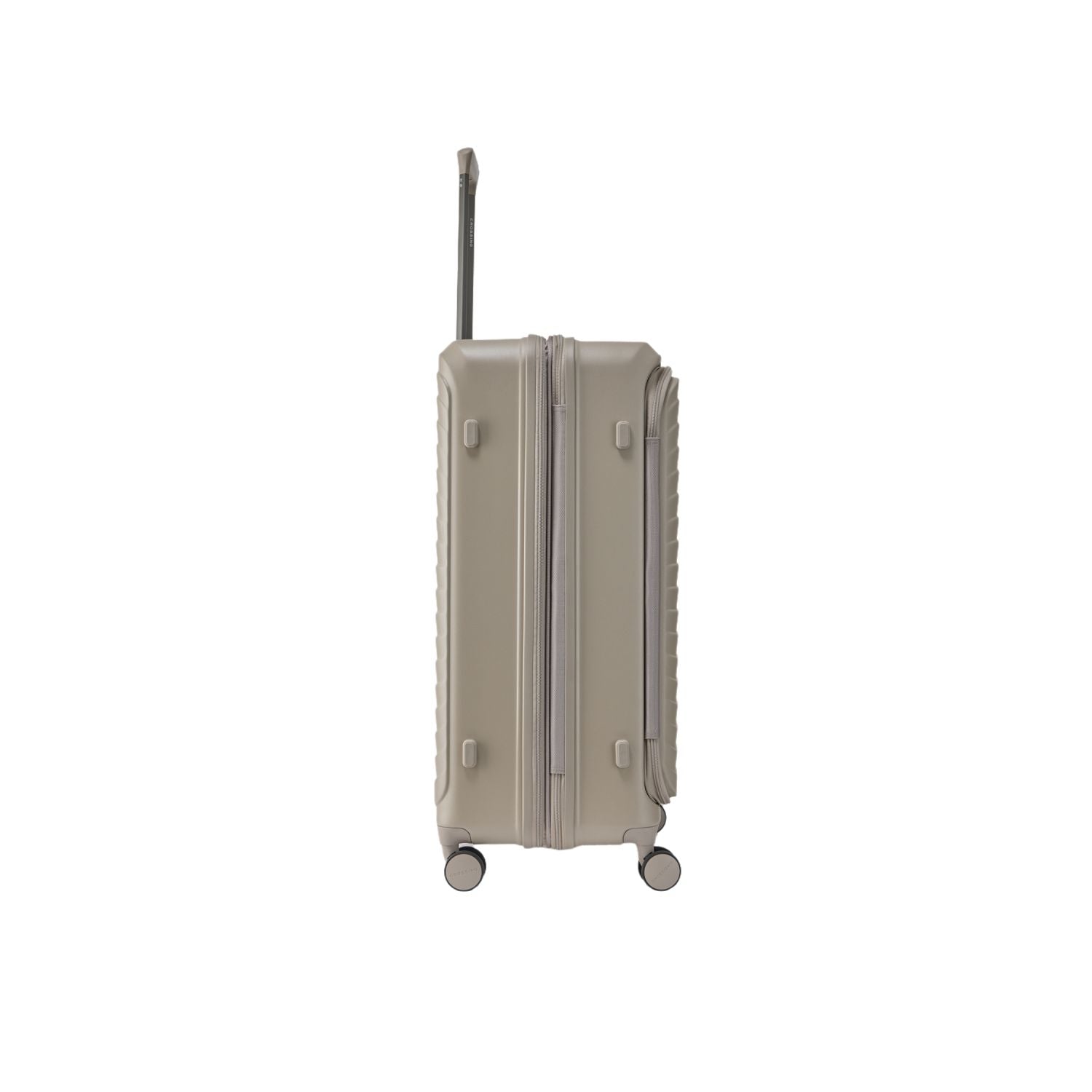 CROSSING INVI 24" Medium Expandable Luggage With Front & Middle Access - Taupe