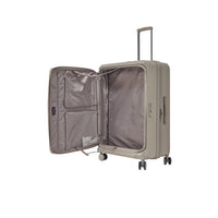 CROSSING INVI 24" Medium Expandable Luggage With Front & Middle Access - Taupe