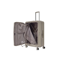 CROSSING INVI 24" Medium Expandable Luggage With Front & Middle Access - Taupe