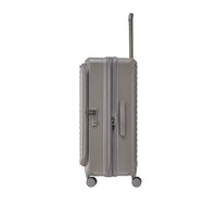 CROSSING INVI 28" Large Expandable Luggage With Front & Middle Access - Latte