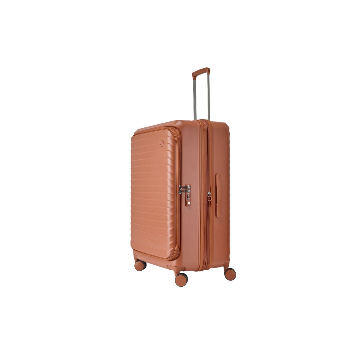CROSSING INVI 28" Large Expandable Luggage With Front & Middle Access - Pumpkin