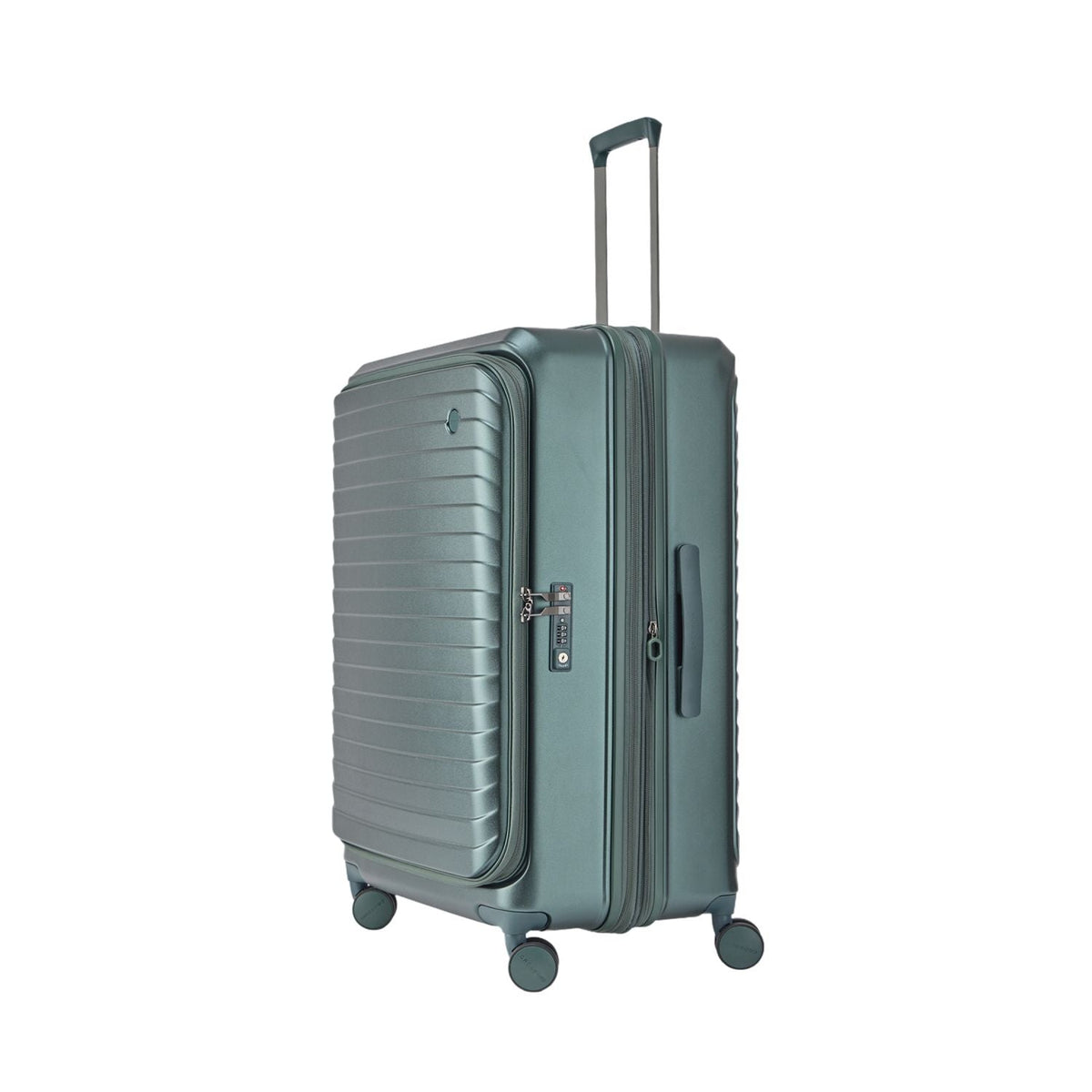 CROSSING INVI 28" Large Expandable Luggage With Front & Middle Access - Squash
