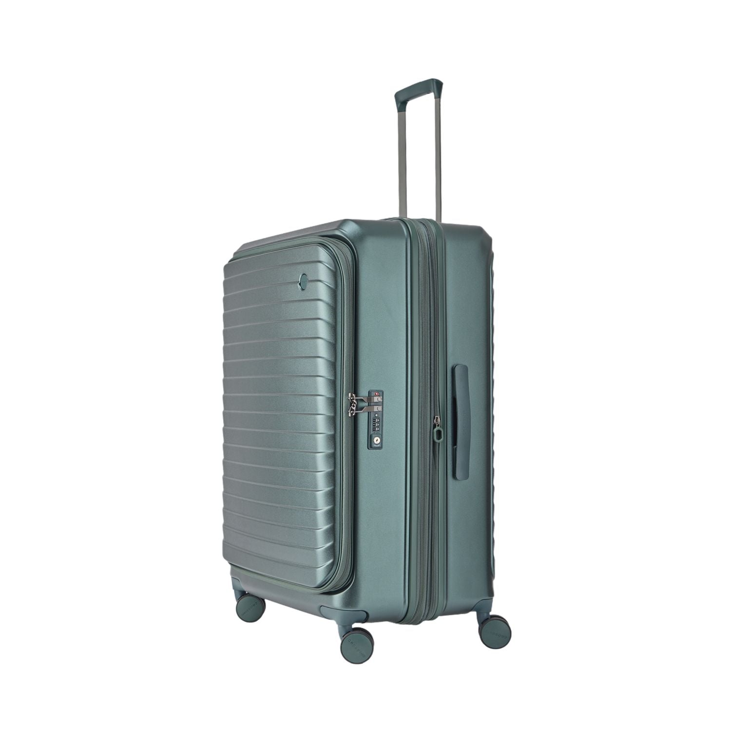 CROSSING INVI 28" Large Expandable Luggage With Front & Middle Access - Squash