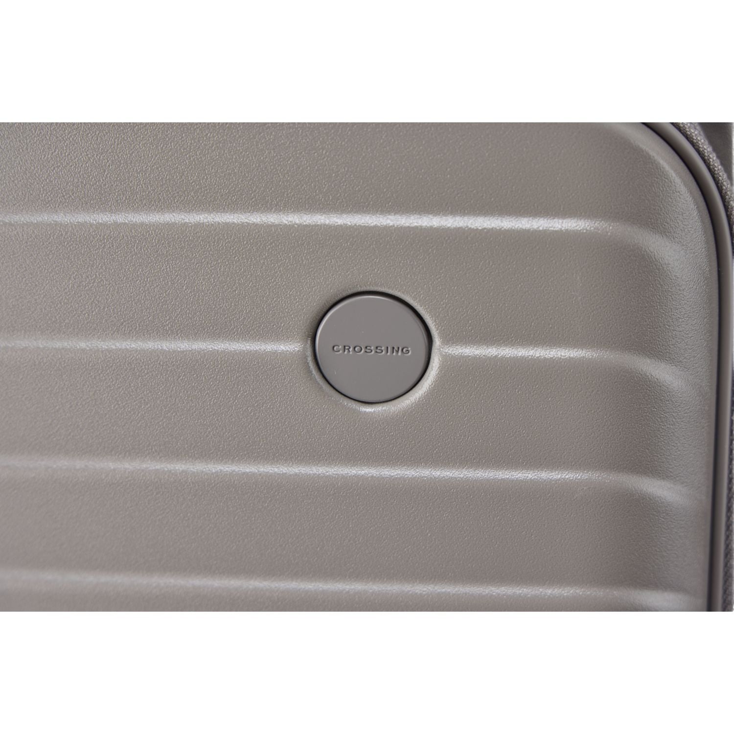 CROSSING INVI 24" Medium Expandable Luggage With Front & Middle Access - Latte