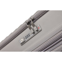 CROSSING INVI 20" Carry On Expandable Luggage With Front & Middle Access - Latte
