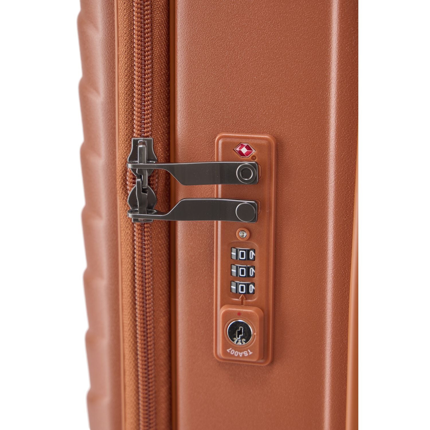 CROSSING INVI 28" Large Expandable Luggage With Front & Middle Access - Pumpkin