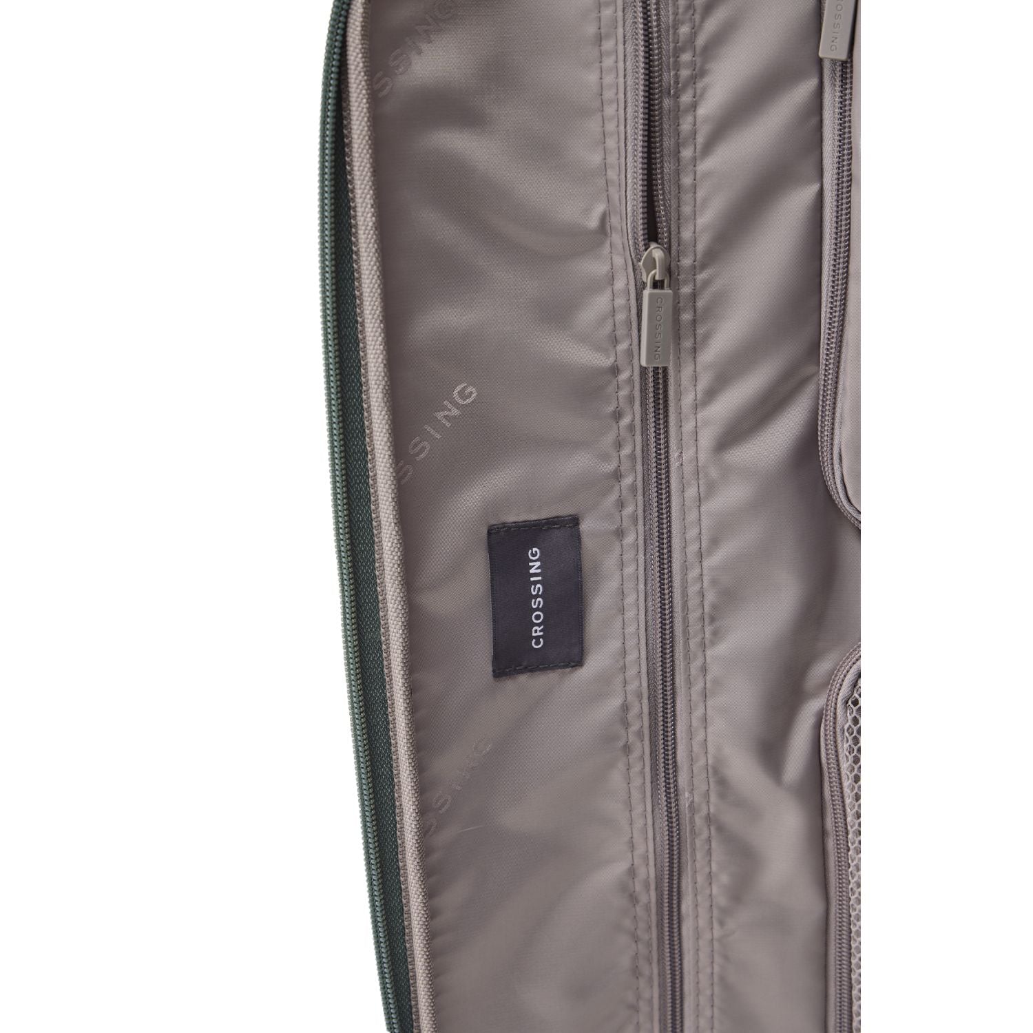 CROSSING INVI 24" Medium Expandable Luggage With Front & Middle Access - Squash