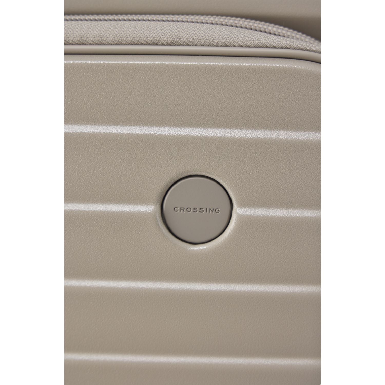 CROSSING INVI 24" Medium Expandable Luggage With Front & Middle Access - Taupe