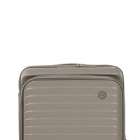 CROSSING INVI 20" Carry On Expandable Luggage With Front & Middle Access - Latte