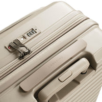 CROSSING INVI 20" Carry On Expandable Luggage With Front & Middle Access - Taupe