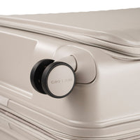 CROSSING INVI 20" Carry On Expandable Luggage With Front & Middle Access - Taupe