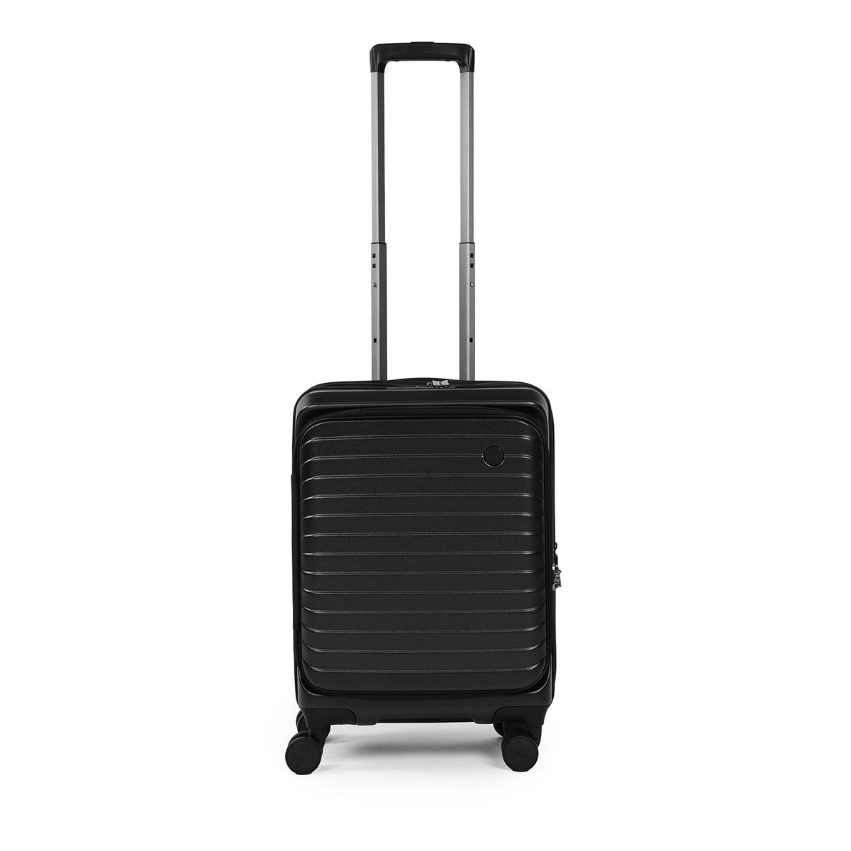 CROSSING INVI 20" Carry On Expandable Luggage With Front & Middle Access - Black