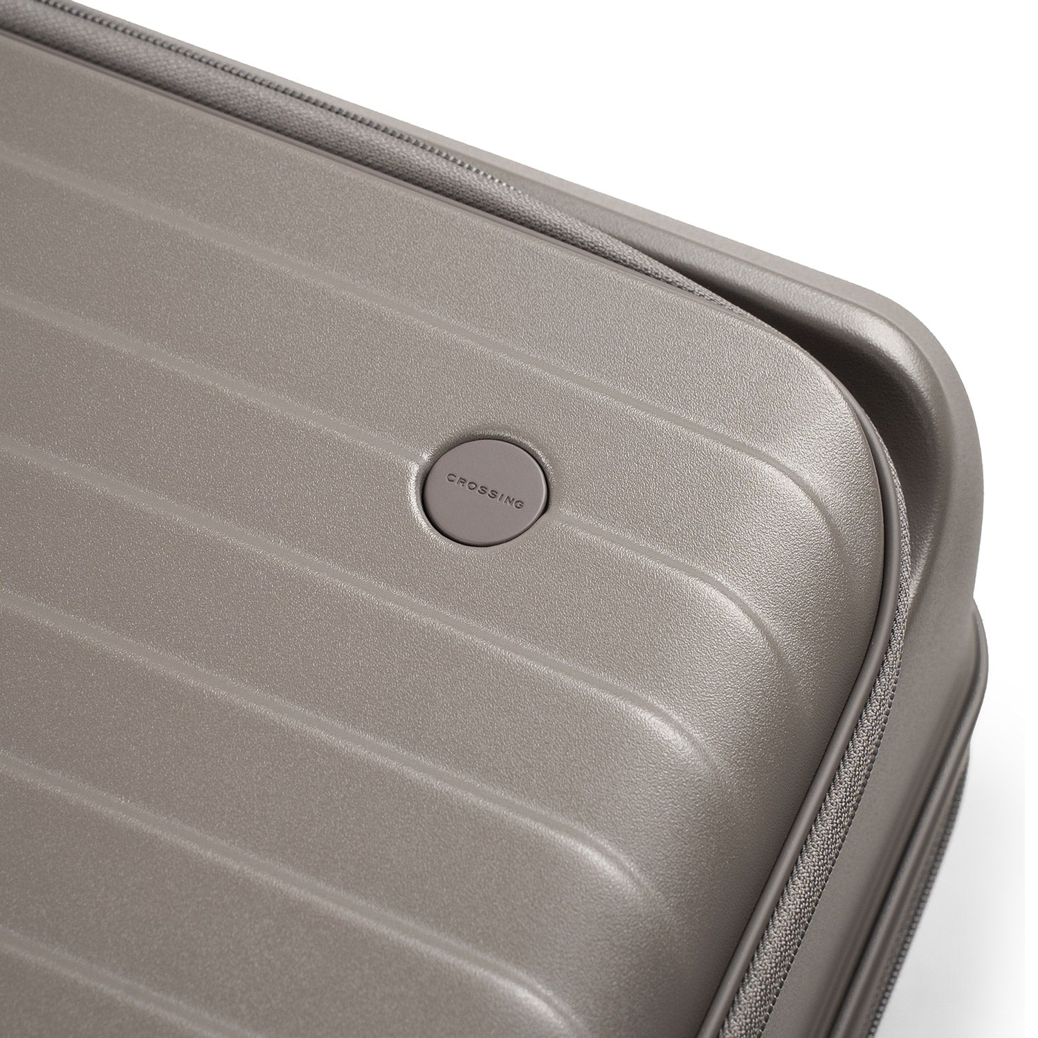 CROSSING INVI 25" Medium Expandable Luggage With Front & Middle Access - Latte