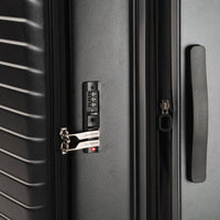 CROSSING INVI 25" Medium Expandable Luggage With Front & Middle Access - Black