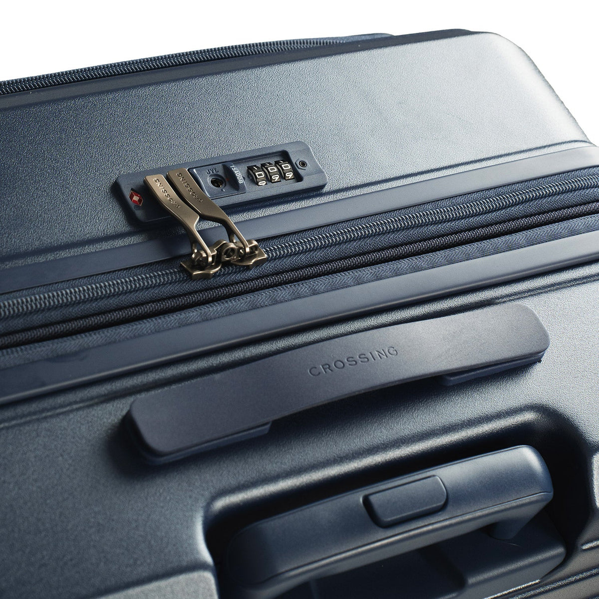 CROSSING INVI 25" Medium Expandable Luggage With Front & Middle Access - Navy
