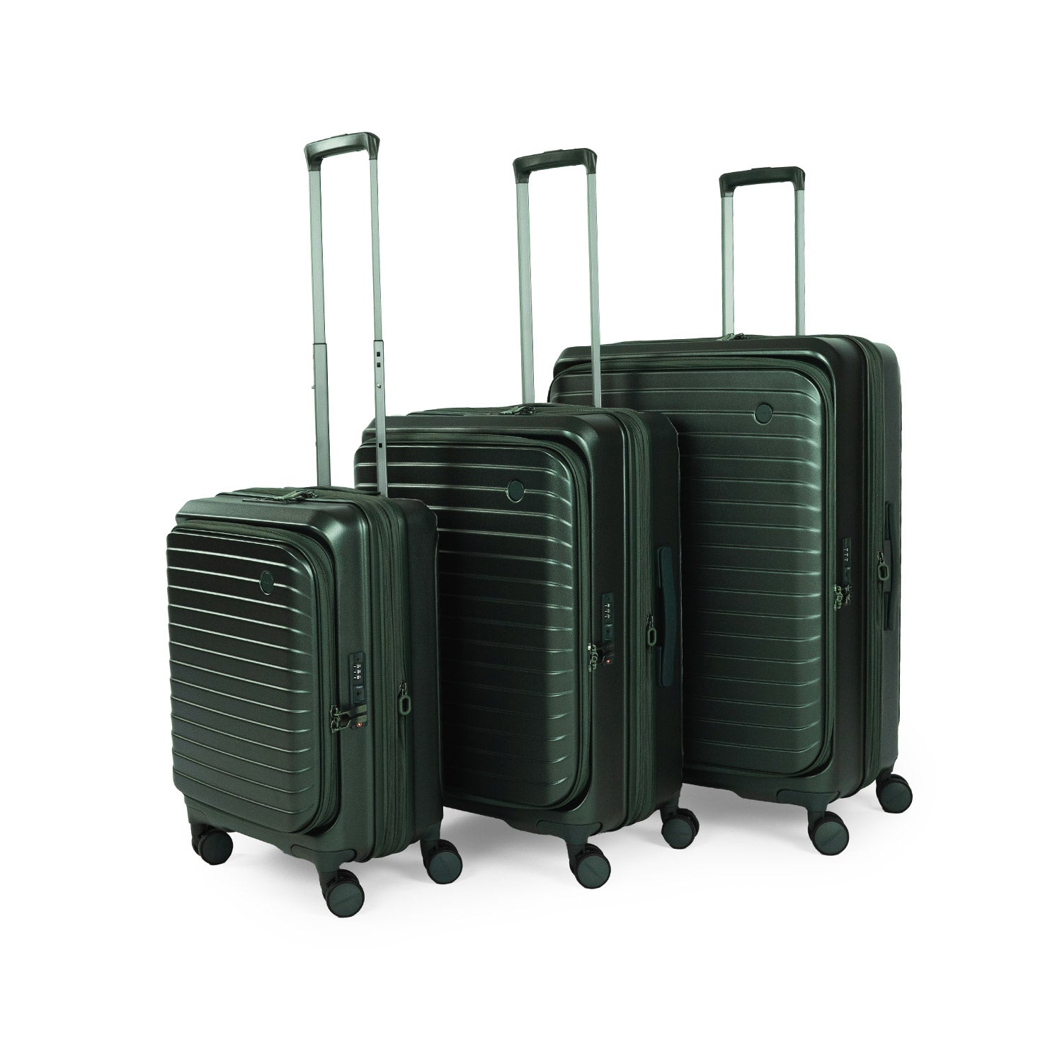CROSSING INVI 25" Medium Expandable Luggage With Front & Middle Access - Squash