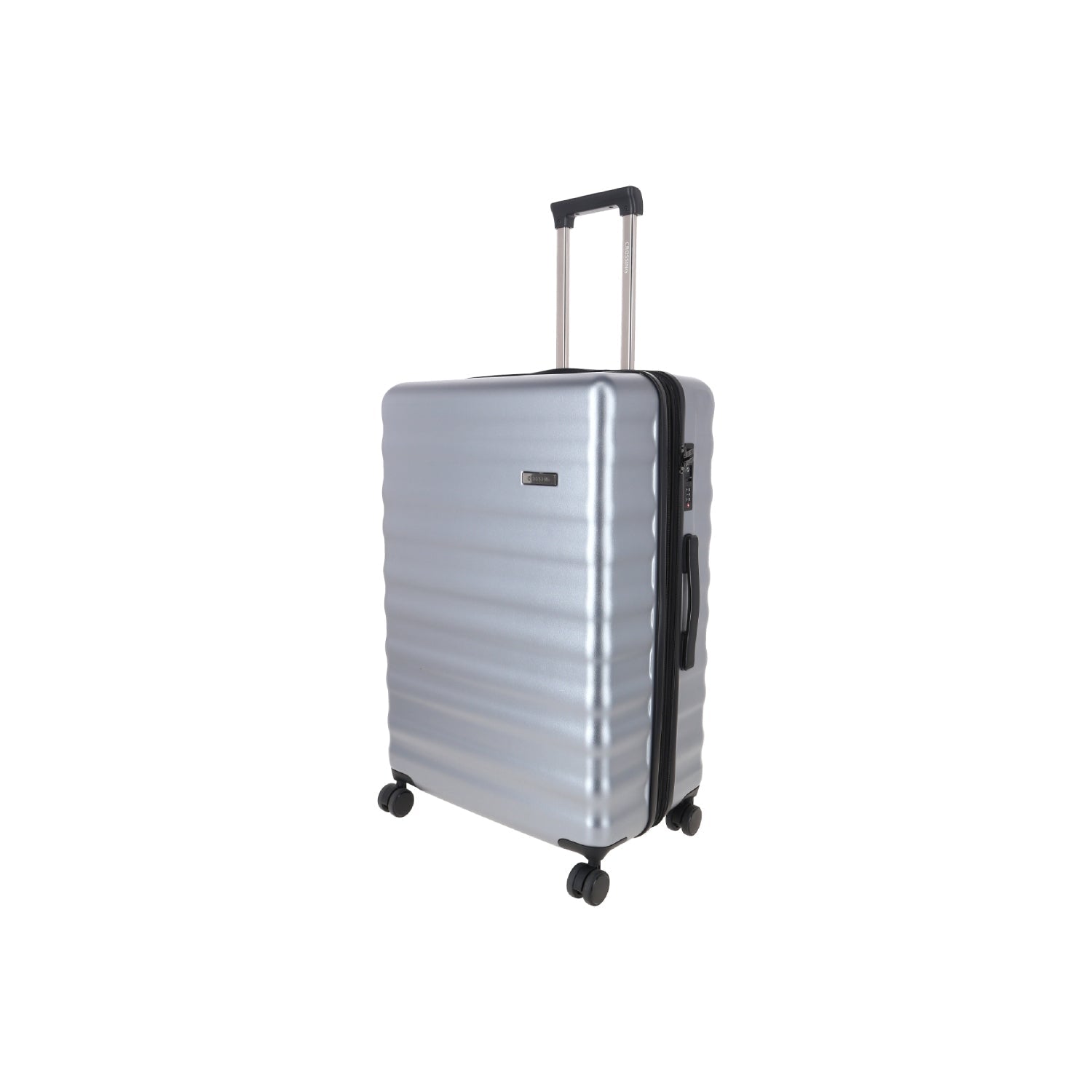 Crossing Tripp Polycarbonate Expandable 20" Carry On Luggage Spinner - Grey