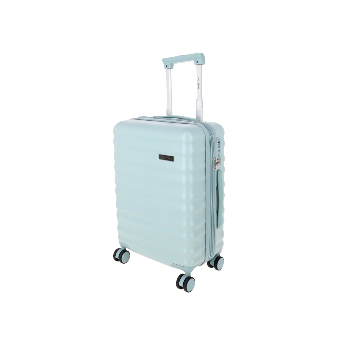Crossing Tripp Polycarbonate Expandable 20" Carry On Luggage Spinner - Sage Green