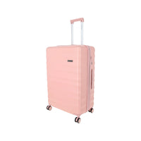 Crossing Tripp Polycarbonate Expandable 24" Medium Luggage Spinner - Pink