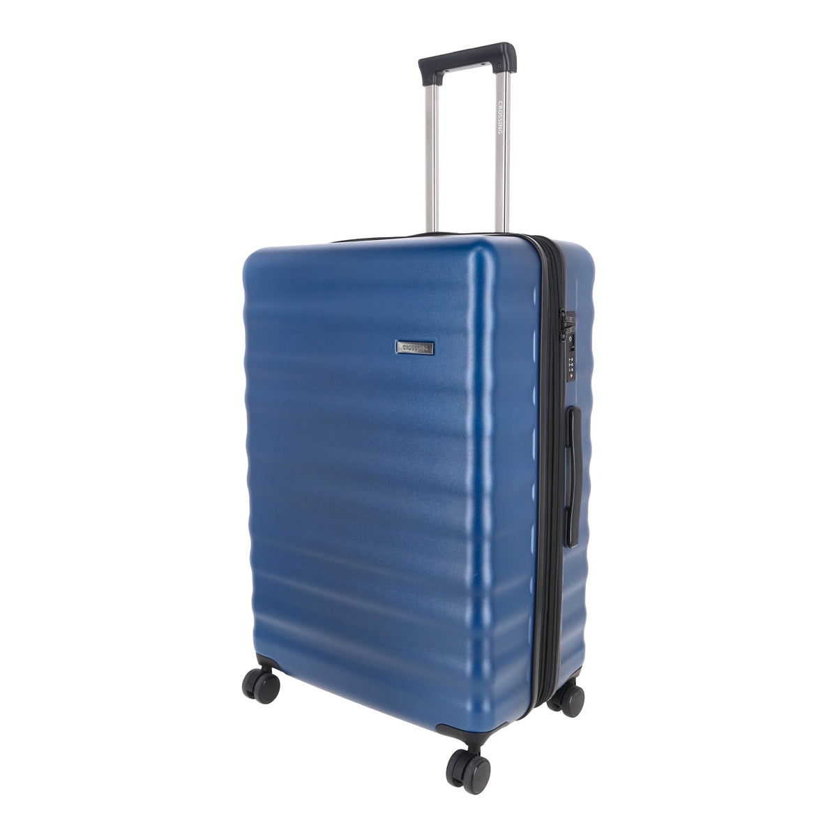 Crossing Tripp Polycarbonate Expandable 28" Large Luggage Spinner - Dark Blue