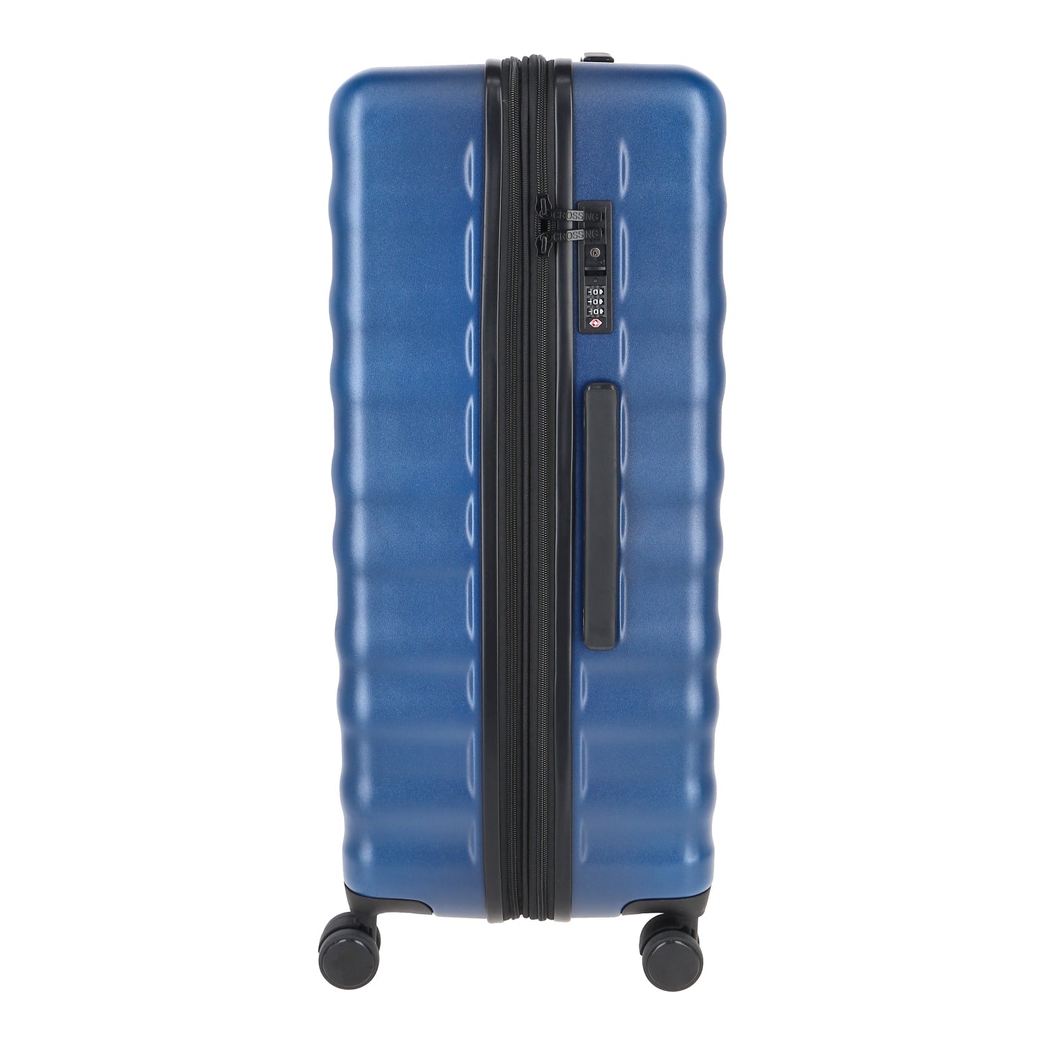 Crossing Tripp Polycarbonate Expandable 28" Large Luggage Spinner - Dark Blue