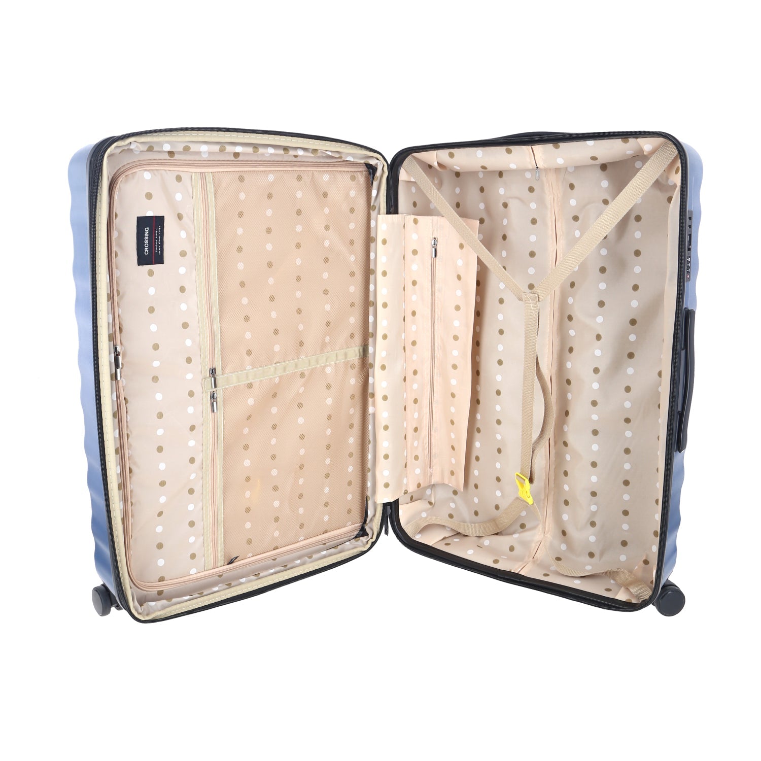 Crossing Tripp Polycarbonate Expandable 28" Large Luggage Spinner - Dark Blue