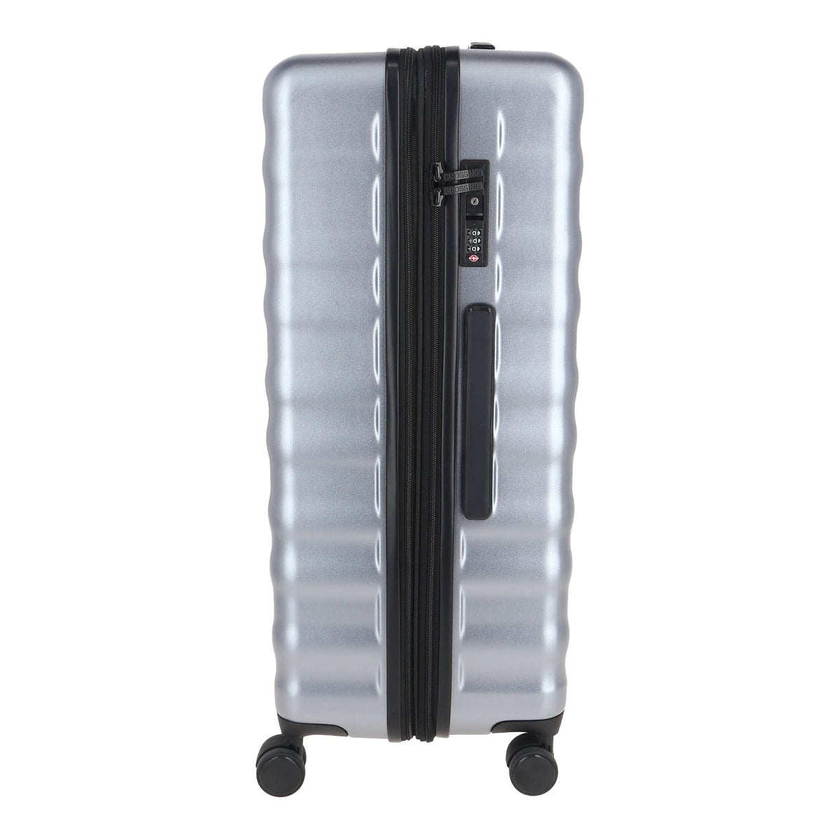 Crossing Tripp Polycarbonate Expandable 20" Carry On Luggage Spinner - Grey